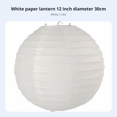 thumbnail image 2 of Abbraccia Farolillo de papel redondo para exteriores, impermeable, superficie cepillada, decoración festiva, resistente al sol, duradero, 2 of 6
