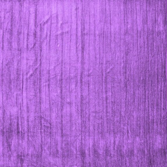 Ahgly Company Indoor Square Abstract Purple Contemporary Area Rugs, 7' Square