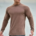 thumbnail image 2 of Mlzmgr Mens Shirts M-3XL Crew Neck Long Sleeve Loose Fitted Sports Gym Shirts for Men Workout Casual Tops, 2 of 5