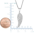 thumbnail image 2 of Sterling Silver Angel Wing Pendant Necklace, 18", 2 of 5