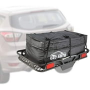 CZC AUTO Hitch Mount Water Resistant Cargo Carrier Bag 9.5 cu. ft Extends to 11.6 cu. ft (48" x 19" x 18")