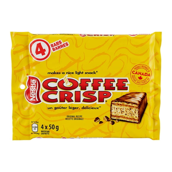 Gaufrettes NESTLÉ COFFEE CRISP, emballage multiple 4x50G