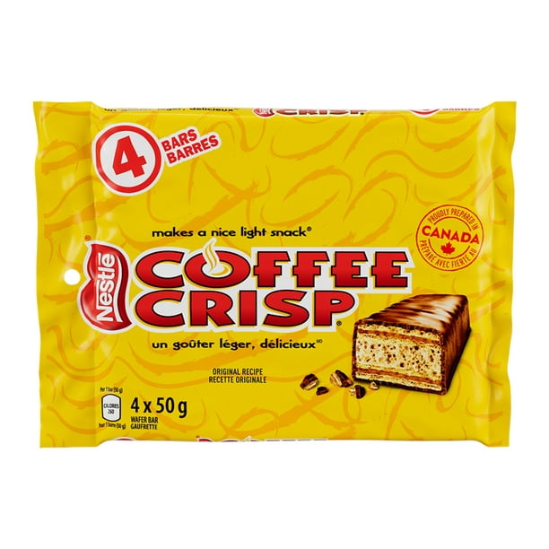 Gaufrettes NESTLÉ COFFEE CRISP, emballage multiple 4 x 50 G