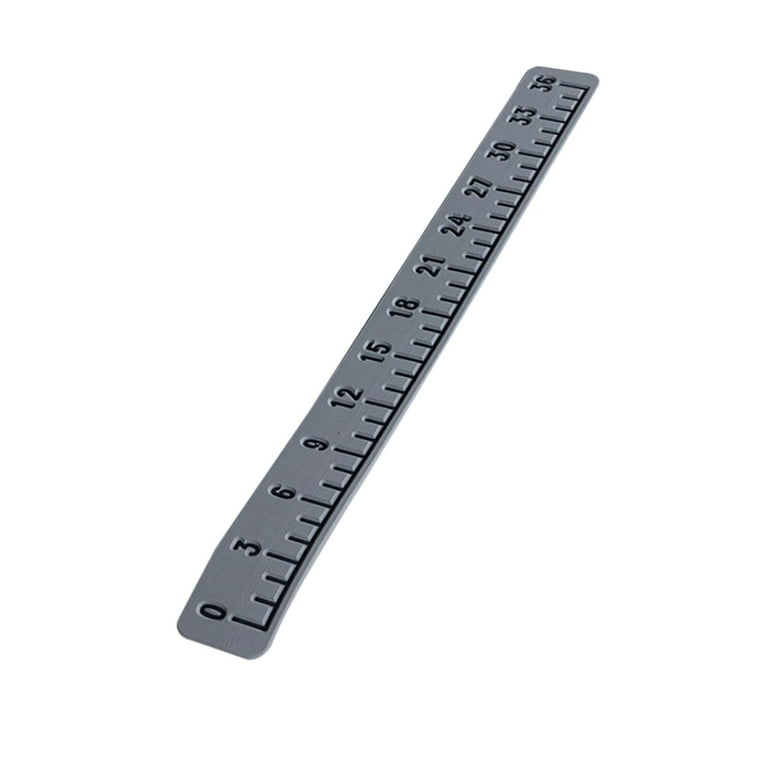 Boat Deck Fishing Ruler Foam Precision Marks 6mm Thickness Etched Numbers  Easy to Clean 39 inch High Density Fish Measuring Ruler for Yachts light  gray black 