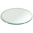 thumbnail image 2 of 36" Inch Round Glass Table Top 1/4" Thick Tempered Beveled Edge by Fab Glass and Mirror, 2 of 4