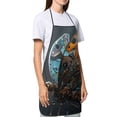 thumbnail image 4 of Yiaed Steampunk Mechanical Butterfly Print Kitchen Apron with Hand Wipe Pockets,Big Pocket,Aprons for Women with Pockets, Waterproof for Cooking Baking, 4 of 7