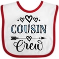 thumbnail image 3 of Inktastic Cousin Crew Girls Baby Bib, 3 of 4