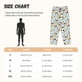 thumbnail image 2 of Cauagu Submarine With Fishes Undersea Pajama Pants for Women Loose Fit Wide Leg Trouser Pants Casual Elastic Waist Drawstring Lounge Pants, 2 of 6