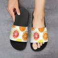 thumbnail image 6 of GZHJMY Stylish Slides for Women Men, Lemon Orange Fruits Soft Flexible Slip-on Sandals Slippers, 6 of 7