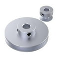 thumbnail image 4 of CHANCS 20mm Single Groove Pulley 8mm Fixed Bore Pulley for Drilling Machine 6MM PU Round Belt, 4 of 6