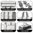 thumbnail image 3 of Teacher Tote Bag,White Ballerina Swan Pattern Teacher Utility Tote Bag,Large Work Tote Bags for Women with Multiple Pockets,Top Zipper Closure,13.8x10.6x6.7 Inch, 3 of 5