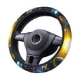 thumbnail image 4 of Bingfone Space Planet Steering Wheel Cover - Universal 15 Inches Car Steering Wheel Covers Grip Auto Internal Accessories, 4 of 7