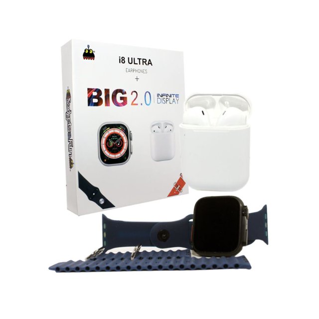 Set Reloj inteligente y audifonos Gadgets&fun Smartwatch y auriculares combo inteligente