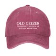thumbnail image 2 of Willtoo Old Geezer Formerly KNOWNS AS Stud Muffin Trucker Hat Running Hats for Women Men's Hats Gifts for Daughter Running, 2 of 3