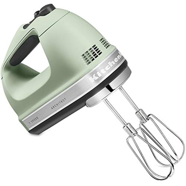 KitchenAid KHM7210API 7-Speed Digital Hand Mixer with Turbo Beater Architect - Matte Pistachio Green