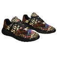 thumbnail image 6 of Being A Veteran Is An Honor America Shoes Sneakers for Women Men Black Size 12, 6 of 7