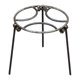 thumbnail image 1 of Soporte para ollas con trípode para fogatas, patas plegables, soporte para sartenes y woks, multifuncional para fuego abierto 19 centímetros, 1 of 6