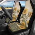 thumbnail image 2 of POLERO Sunflower Field Art Waterproof Vehicle Seat Covers for Automotive, Polyester Practical Auto Interior Decorative Protector Van, 2 of 13