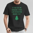 thumbnail image 2 of Hugging a Tree Graphic Tee – Unisex Adult Cotton T-Shirt with Nature Lover Design – Casual Comfortable Top for Outdoor Fans or Gift Idea, Size M, Color Black, 2 of 3