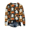 thumbnail image 5 of Womens Halloween Sweatshirts Fashion Graphic T Shirts Long Sleeve Pullover Tops Fall Clothes 2025, 5 of 6