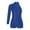 Blue, variant on Yartina Kids Girls Long Sleeve Dance Bodysuit One Shoulder Sequin Gymnastics Leotard One Piece Pink 16