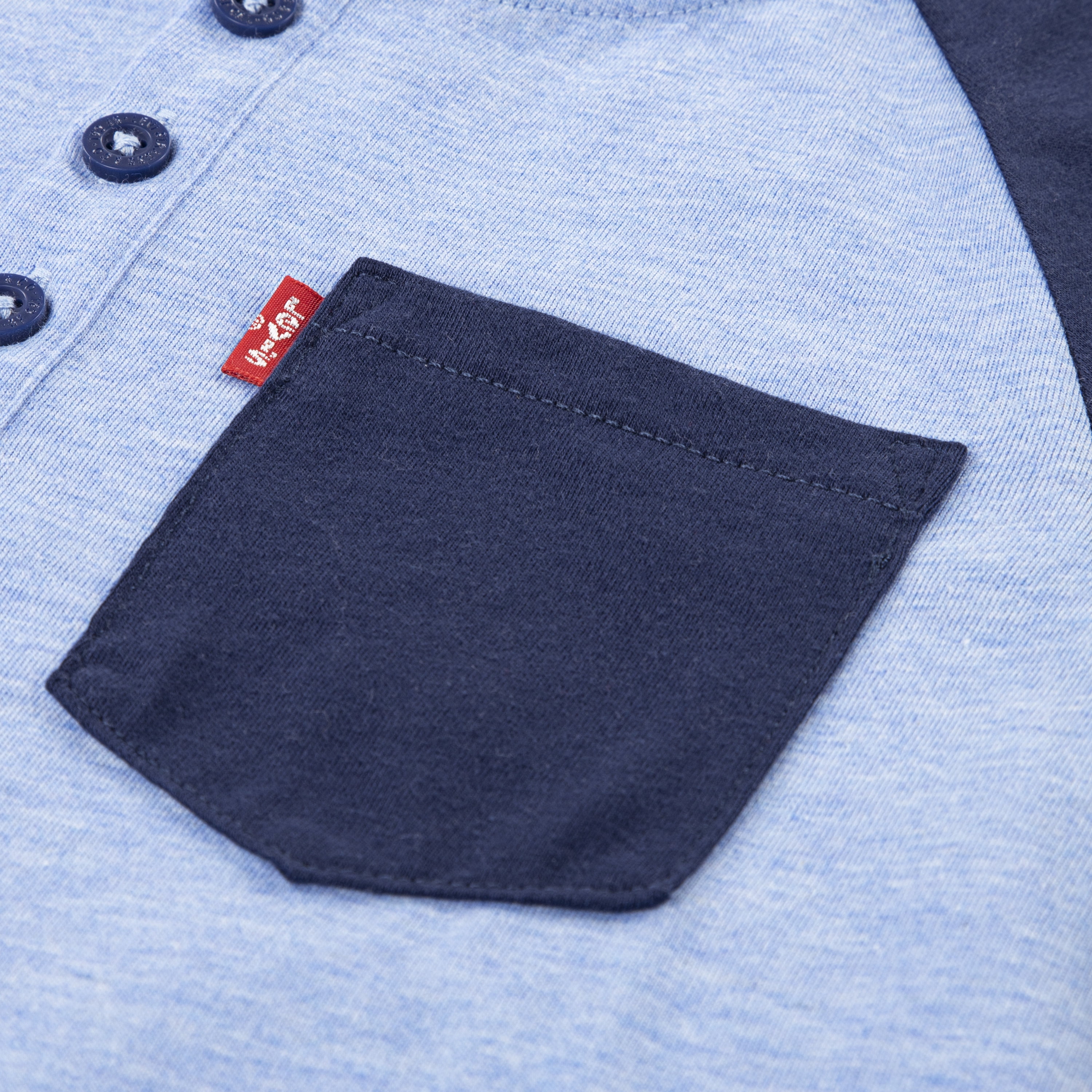 Levi's Boys Raglan Henley Tee & Cargo Short Set, Sizes 4-7