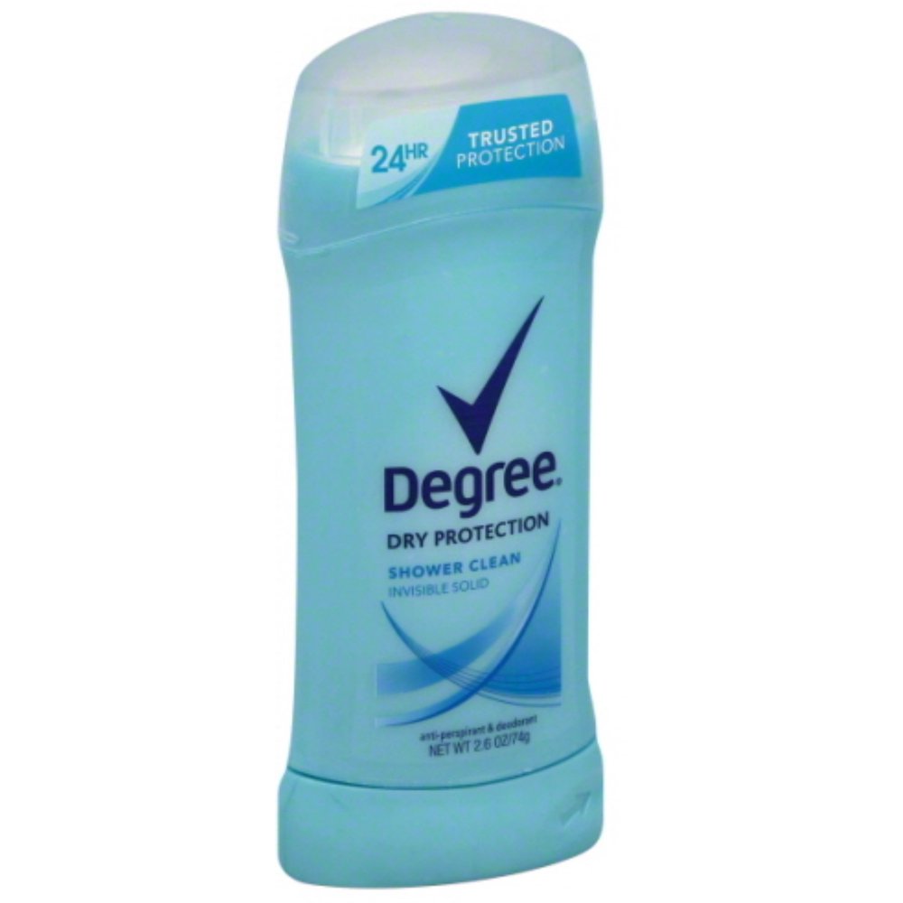 Degree Women AntiPerspirant Deodorant Invisible Solid Shower Clean 2.