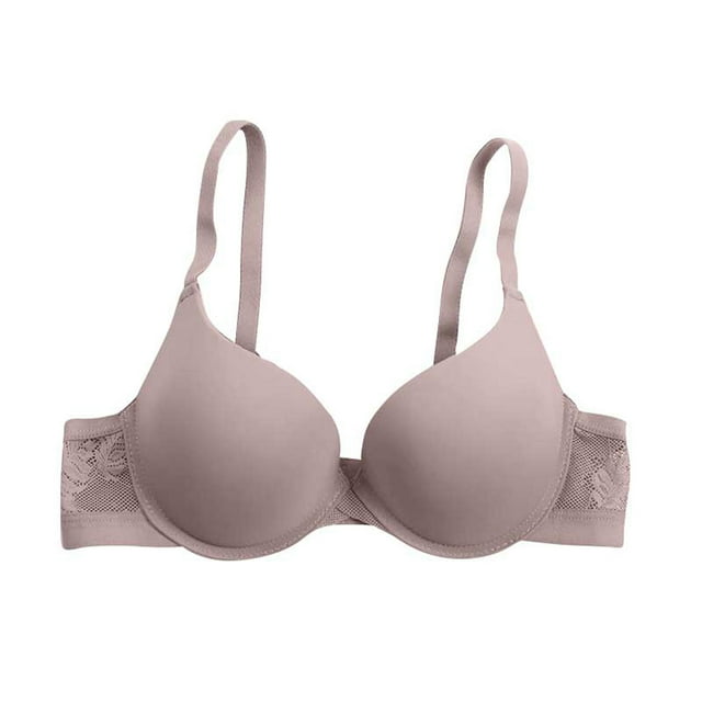 Lace Bra, Bra with Breathable Lightweight Support, Delicate Patchwork Design for Comfort and Shape, T-Shirt Bra for Women, Versatile for Everyday and Special Occasions