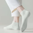 thumbnail image 4 of Naittoop Womens Ankle Socks, Thin Mesh, Solid, Soft Casual Sock Fall Winter, Yoga, Sleep Wear, Going Out, Outdoor, 4 of 5