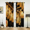 thumbnail image 3 of Guitar Acoustic Retro Valance Window Curtains For Living Room Bedroom Kitchen Home Luxury Youth Room Treatment Window Curtains, 3 of 7