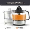 thumbnail image 2 of Extractor de Cítricos Eléctrico Elite Gourmet ETS326 700 ml Libre de BPA, 2 of 8