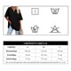 thumbnail image 3 of Camiseta extragrande con cuello de pico para mujer, blusa básica holgada, 3 of 3