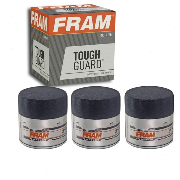 3 pc FRAM TG30 Tough Guard Engine Oil Filters for LAF2536 Oil Change Lubricant Filters