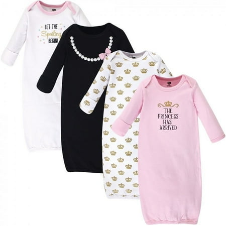 UPC: 0660168536638 | Hudson Baby Infant Girl Cotton Gowns  Princess  0-6 Months
