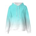 thumbnail image 5 of Staki Cute Hoodies Hoodies for Teen Girls Trendy Preppy Hooded Oversized Cute Sweatshirts Long Sleeve Hoodies for Girl(Light Blue,8-9 Years), 5 of 6