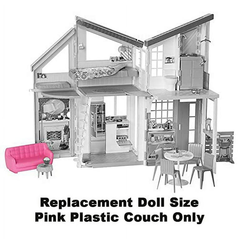 Barbie and Ken unveil bright-pink lifesize dollhouse in Malibu