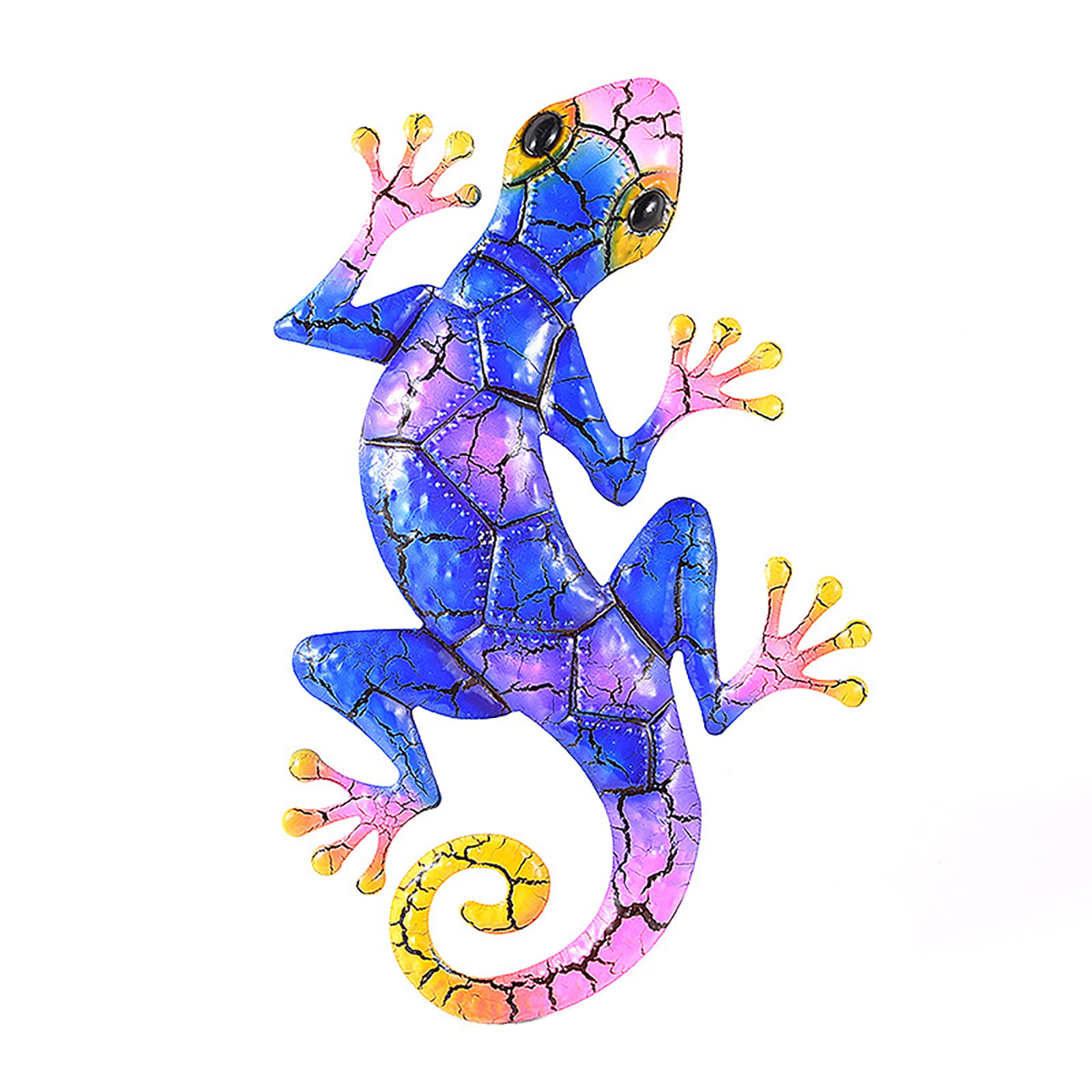 Gecko 13.5 Inch Blue Striped Gecko Regal Art 