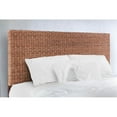 thumbnail image 2 of Belmont Home Wilmington 78.5" Banana Leaf Panel Headboard in Honey/Dark Brown, 2 of 9