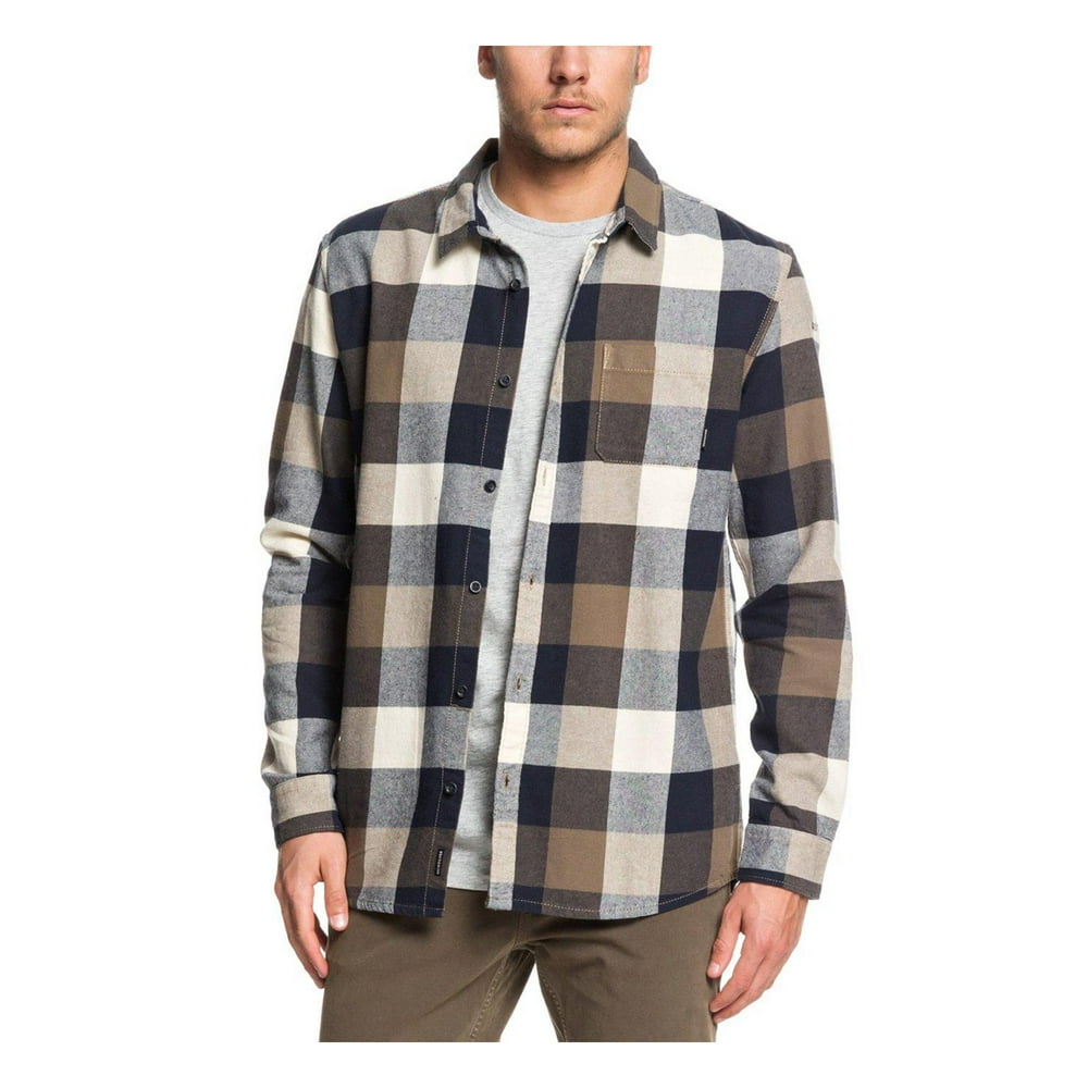 quicksilver plaid shirt