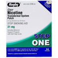 thumbnail image 2 of Rugby Clear Transdermal Stop Aid Step One System Patch 21 Mg 14 Count(pack of 1), 2 of 5