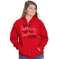 thumbnail image 4 of Boots Bling Country Southern Belle Womens Plus Size Graphic Zipper Hoodie Brisco Brands 3X, 4 of 5
