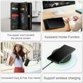 thumbnail image 6 of For Samsung Galaxy Note 20 Ultra Wallet Case,Multi-Functional Retro Leather Purse Flip Cover Zipper Wallet Case with Removable Card Slots Pocket & Detachable Wrist Strap Magnetic Phone Case, Black, 6 of 9