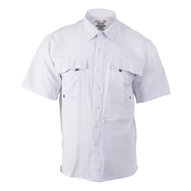 Camisa Equipo Maja® Manga Corta Blanca Para Hombre