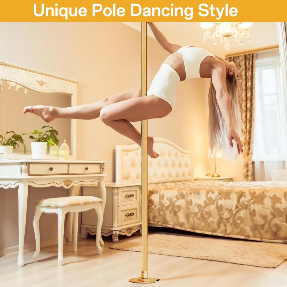 Adjustable Height Stripper Pole, 45mm Portable Pole Dancing Pole, Heavy Duty Fitness Dance Tube, Dance Pole for Home, Suitable for Gym, Party
