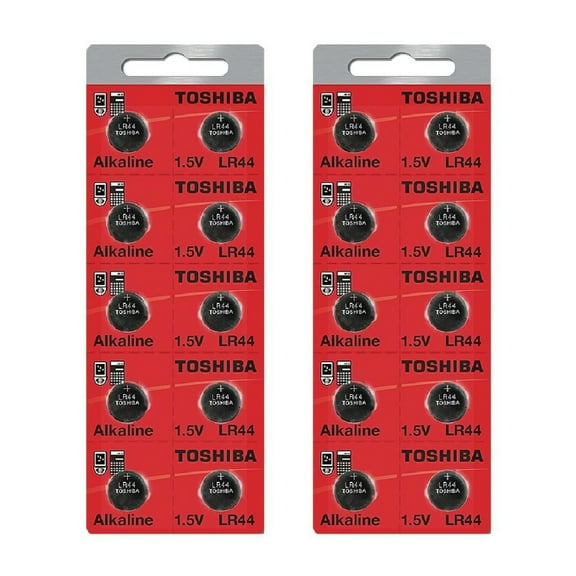 Toshiba LR44 - A76 Alkaline Button Battery 1.5V - 20 Pack   FREE SHIPPING!