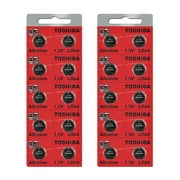 Toshiba LR44 - A76 Alkaline Button Battery 1.5V - 20 Pack + FREE SHIPPING!