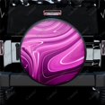 thumbnail image 1 of Abstract Liquid Marbling Paint Pattern Polyester Universal Spare Wheel Tire Cover Wheel Covers for Trailer RV SUV Truck Camper, 1 of 5