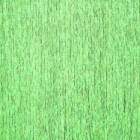 Ahgly Company Indoor Square Solid Green Modern Area Rugs, 8' Square