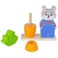thumbnail image 7 of Spark Create Imagine Wooden Rabbit and Carrot Stacking Puzzle for Ages Eighteen Months and Older, 7 of 7
