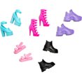 thumbnail image 1 of Accessoires pour poupée Barbie, 5paires de chaussures, 1 of 3